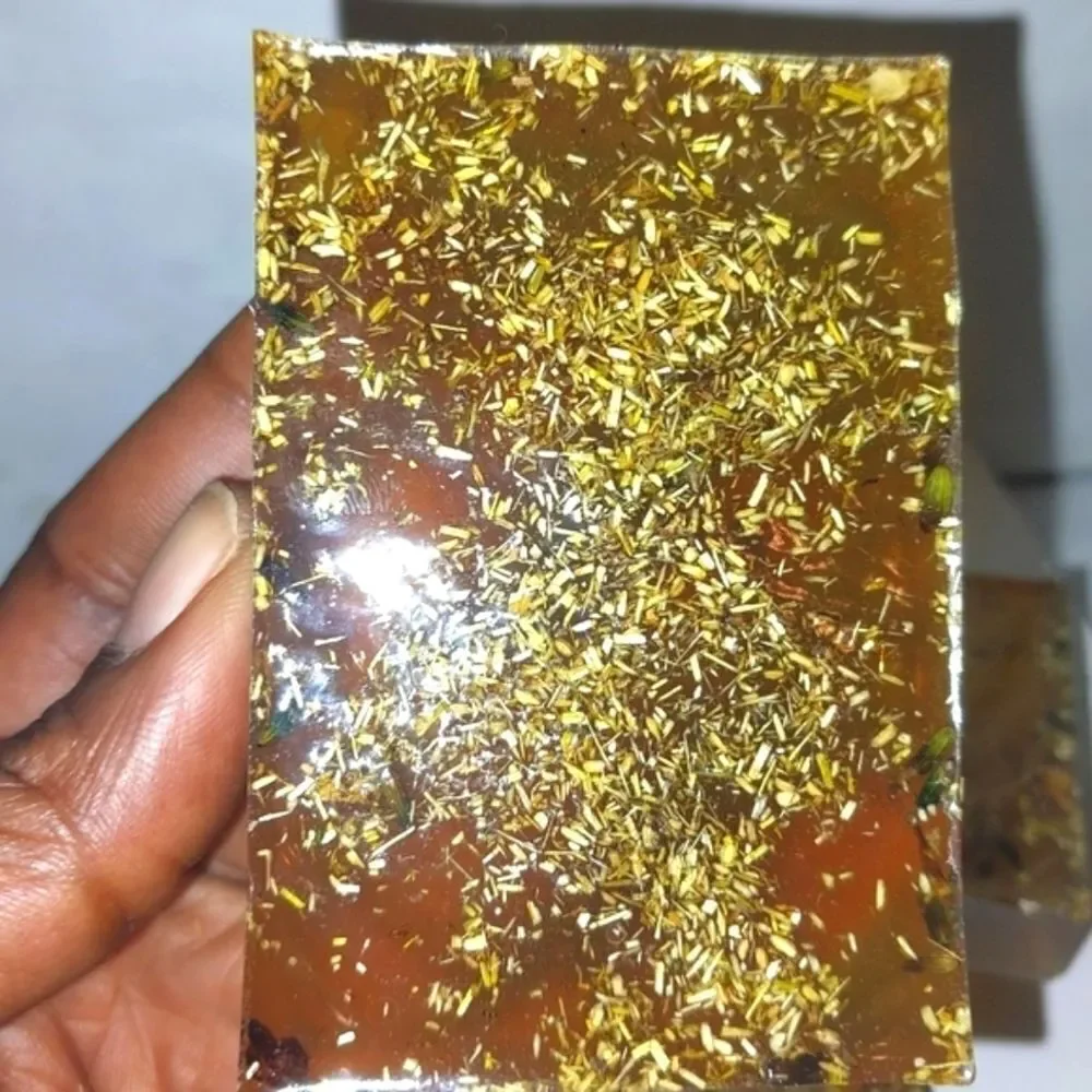 Hand crafted honey herbal chamomile soap bar